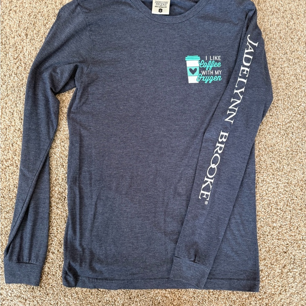 Jadelynn Brooke Blue Long Sleeve “Gilmore Girls” inspired top